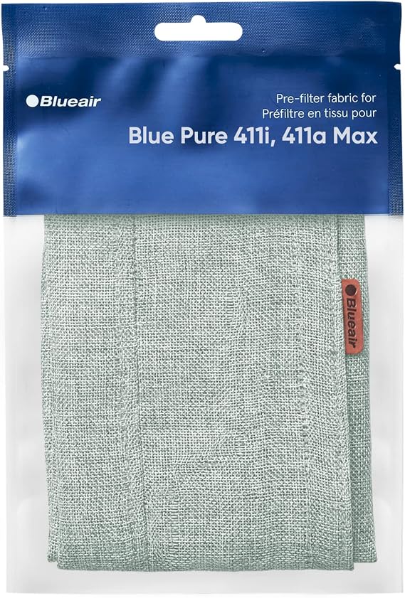 BLUEAIR Genuine 411i Max Air Purifier Washable Pre-Filter, Moss Green