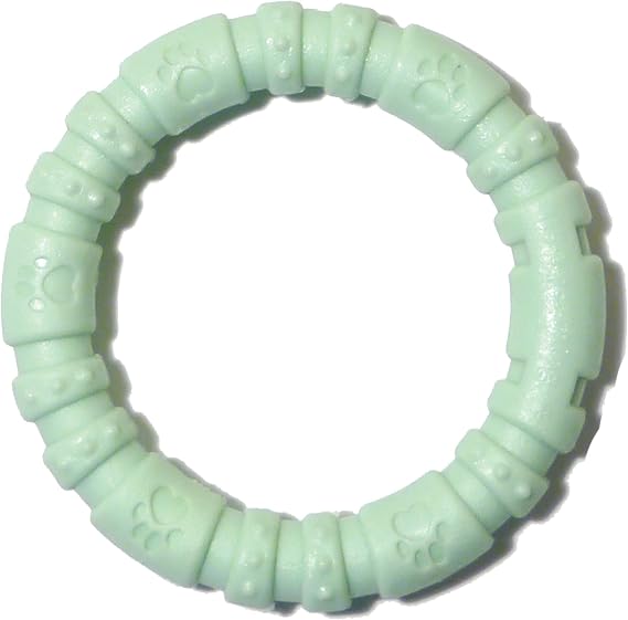 Rosewood Small Mint Ring – Durable Nylon Chew Toy for Small Dogs <10kg | Promotes Dental Hygiene | Long-Lasting Mint Flavour | 9cm Ring Shape