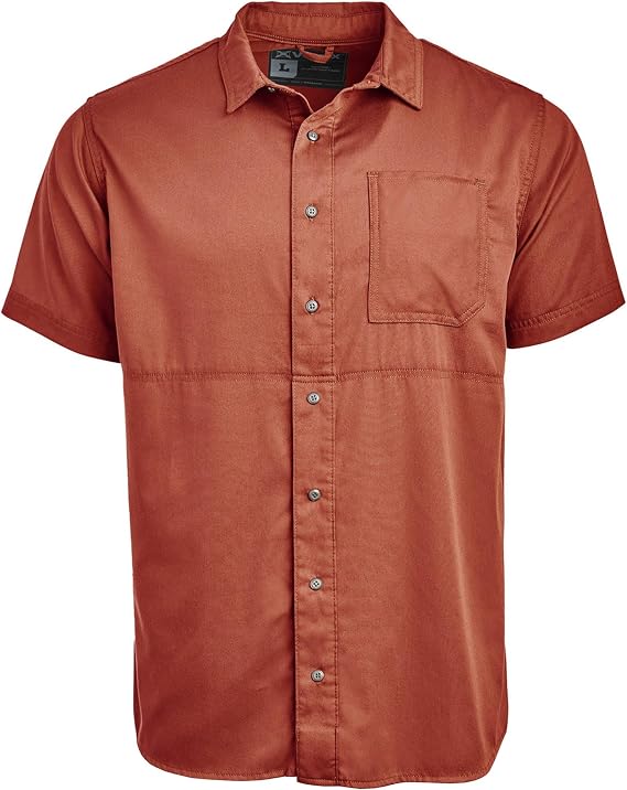 Vertx Guardian Mens Tactical Shirt, Short Sleeve Stretch CCW Work Shirts with Pockets, Tactical Operations Gear