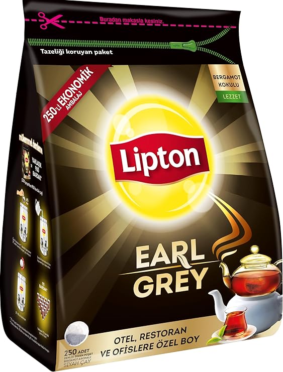 Lipton Earl Grey 250'li Demlik Poşet Çay