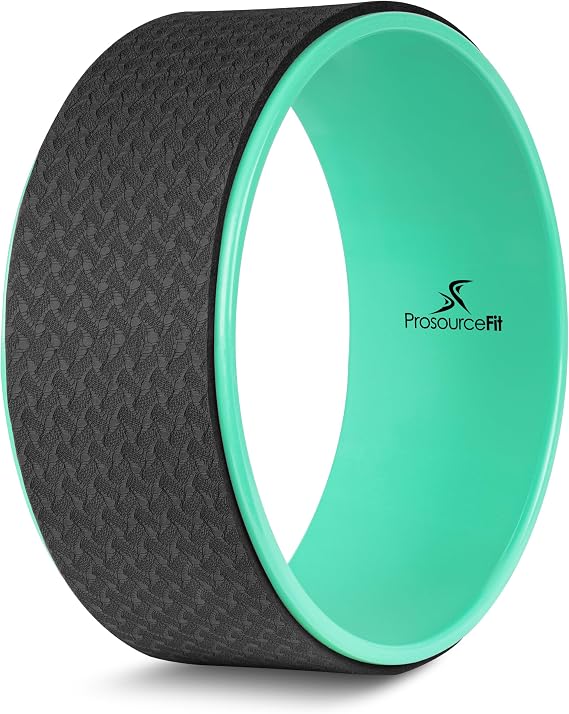 ProsourceFit Yoga Wheel Prop 12 for Improving Yoga Poses, Backbends, Flexibility, Balance, Stretching, Relaxation