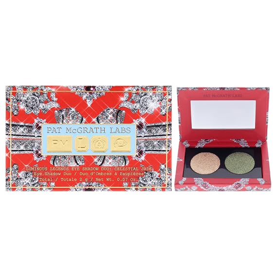 Luminous Legends Eye Shadow Duo - Celestial Jade by Pat Mcgrath Labs for Women - 0.07 oz Eye Shadow