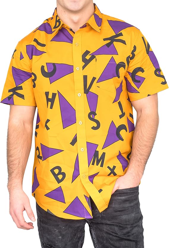 Adult Unisex Master Roshi Character Halloween Cosplay Costume Button Down Shirt