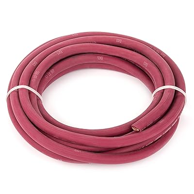 EWCS 20 Gauge Premium Extra Flexible Welding Cable 600 Volt - Red - 25 Feet - Made in The USA