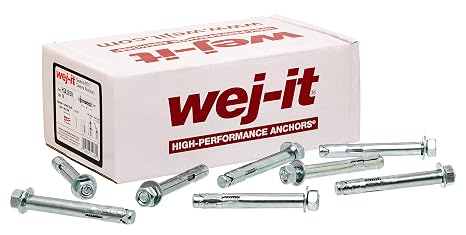 Wej-It Sleeve-TITE HSA3813 Hex Head Sleeve Anchor 3/8 in x 1-7/8 in 50 Pack