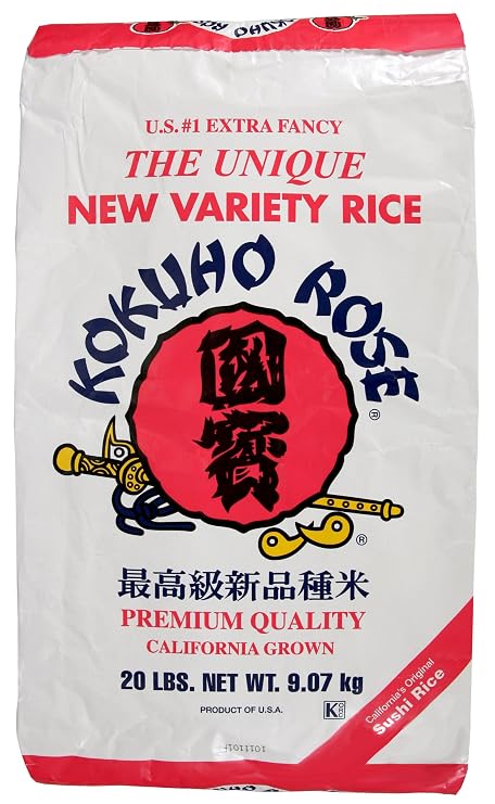 Kokuho Rose Premium Rice, 20-Pound