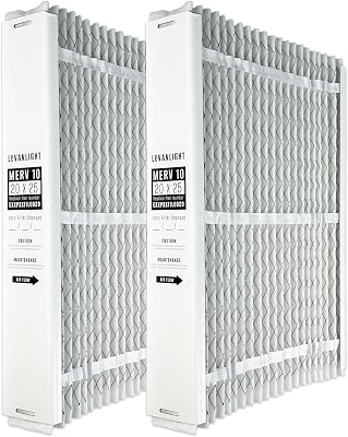 EXPXXFIL0020 20x25x5 Merv 10 Expandable Filter Media Replacement Compatible with BryantCarrier EZ-FLEX EXPXXFIL0020 Heating and Cooling System, 2 Packs