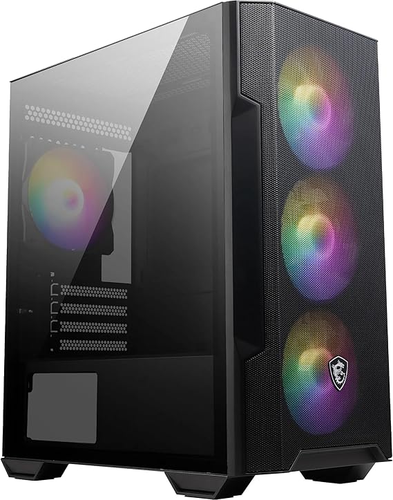 MSI MAG Forge M100R Temperli Cam Mesh 4x120mm ARGB Fan USB 3.2 Micro-ATX Tower Gaming (Oyuncu) Kasa