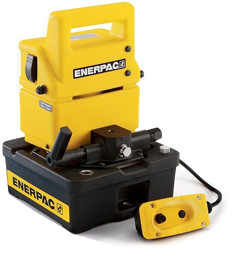 Enerpac PUJ-1200B Economy Electric Pump with 3 Way Valve and Half Gallon Usable Oil Capacity