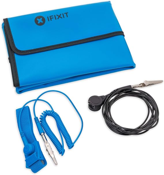 iFixit Portable Anti-Static Mat - ESD Pad, Wrist Strap, Grounding Cord