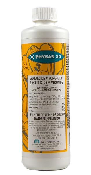 Physan PSPTA20 Algaecide, Fungicide, Bactericide, Virucide, 16-Ounce