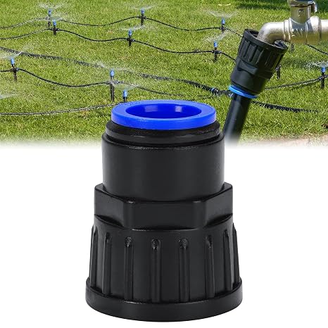 HIRALIY Water Connector Quick-Connect for Drip Irrigation Kits, 15mm Drip Irrigation Tubing Faucet Adapter, New Quick Connector Garden Hose Adapter