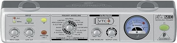 Behringer MINIMIC MIC800 Ultra-Compact Microphone Modeling Preamp