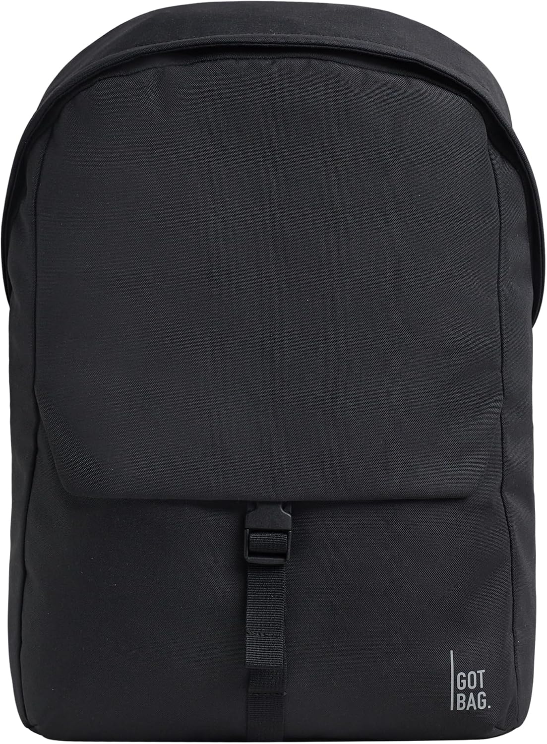 GOT BAG - Easy Pack Buckle Backpack, Backpack with Many Compartments, 13” Laptop Sleeve & Key Chain Ring, Eco-Conscious Bag Made of Recycled Ocean Impact Plastic™ Black Color