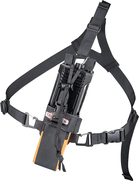 TRUE NORTH Stealth Single Radio Chest Harness for Wildland Firefighting | NFPA 1950 certified, low profile design, adjustable radio pocket, MOLLE attachment, PFAS-free