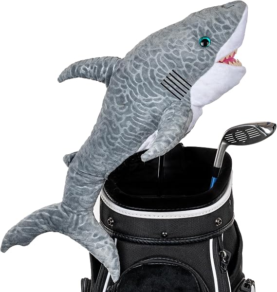 Daphne's Headcovers Shark Driver Headcover | Premium Driver Headcovers | Funny Golf Club Covers | Stylish Protection for Your Clubs | Men's Golf Gear | Driver Headcover for Men and Women
