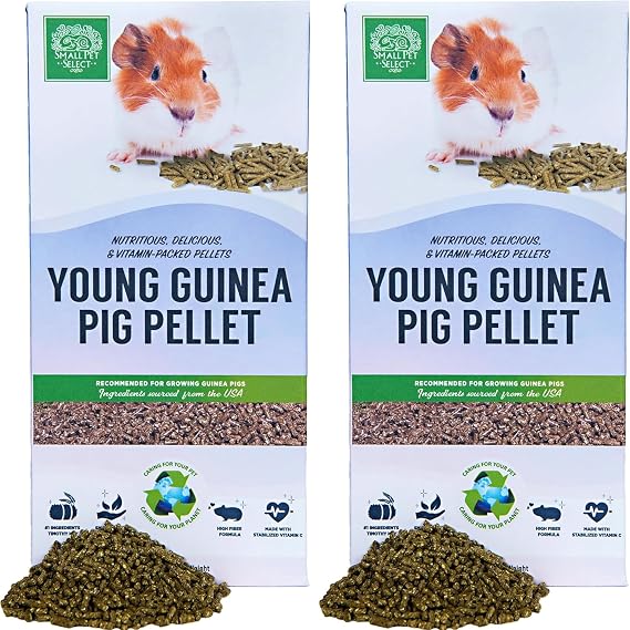 Small Pet Select - Young Guinea Pig Pellet Food, 10lb (Two Pack, 5lb)
