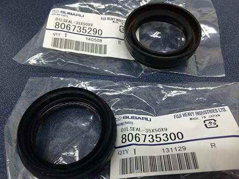 Subaru Front Drive Axle Seal Kit Legacy Forester Outback Impreza WRX STi - 806735300 & 806735290 - Genuine OEM