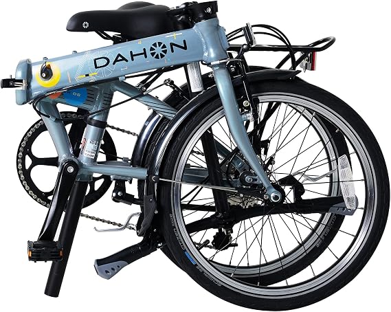 Dahon Mariner D8 Folding Bike, Lightweight Aluminum Frame; 8-Speed Gears; 20 Foldable Bicycle for Adults