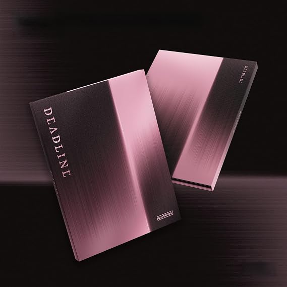 BLACKPINK 3rd MINI ALBUM [DEADLINE] Black Version - Photobook + CD + Photocards + Stickers + Folded Poster, K-Pop Music Album (BLACK)