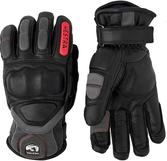 Hestra Impact Racing SR Glove, 5-Finger Skiing Glove for Slalom Alpine Racing