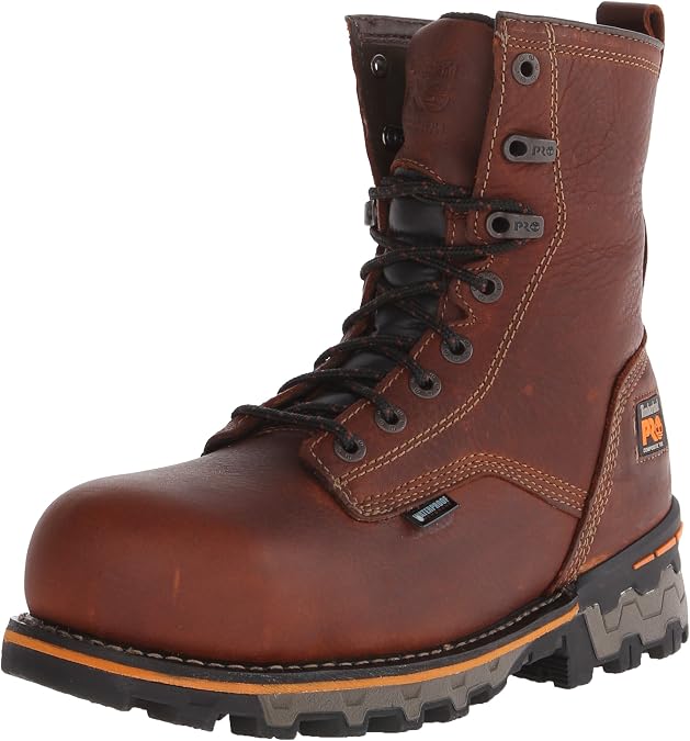 Timberland PRO メンズ 8インチ ブーンドック コンポジットトウ 防水 作業 ハントブーツ US サイズ: 10 カラー: ブラウン