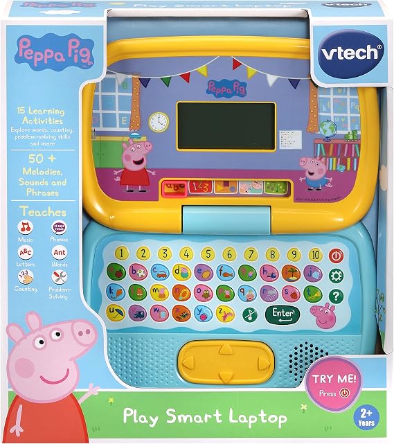 VTech Peppa Pig: Play Smart Laptop, English