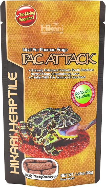 Hikari Pac Attack Food For Pacman Frogs, 1.41oz (40g)