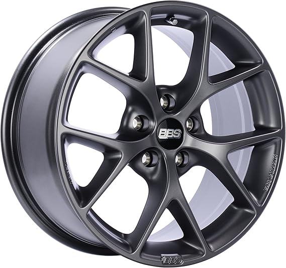 BBS SR Satin Grey Wheel with Painted Finish (17x8"/5x120mm, +30mm offset)