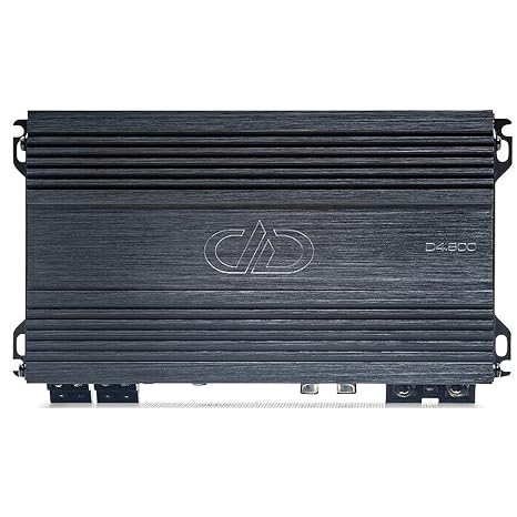 DD Audio D4.800 4-Channel 800W RMS Car/Motorcycle Amplifier