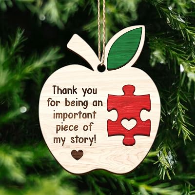 Teacher Christmas Ornaments Best Merry for Teachers | Thoughtful Daycare Teacher Gifts | Affordable Ideas for Teachers B39