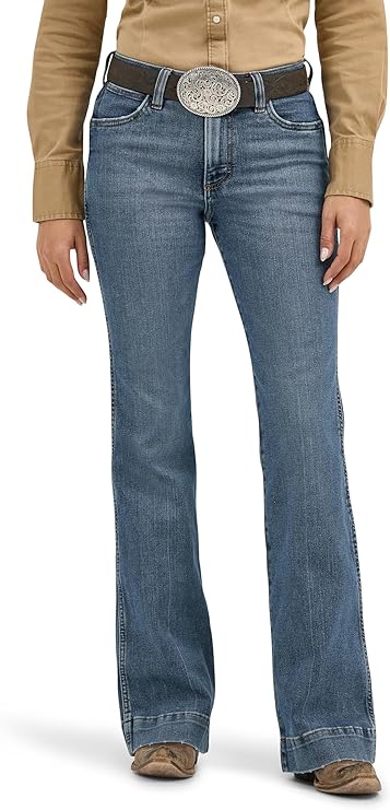 Wrangler Women's Retro Bailey High Rise Trouser Jean