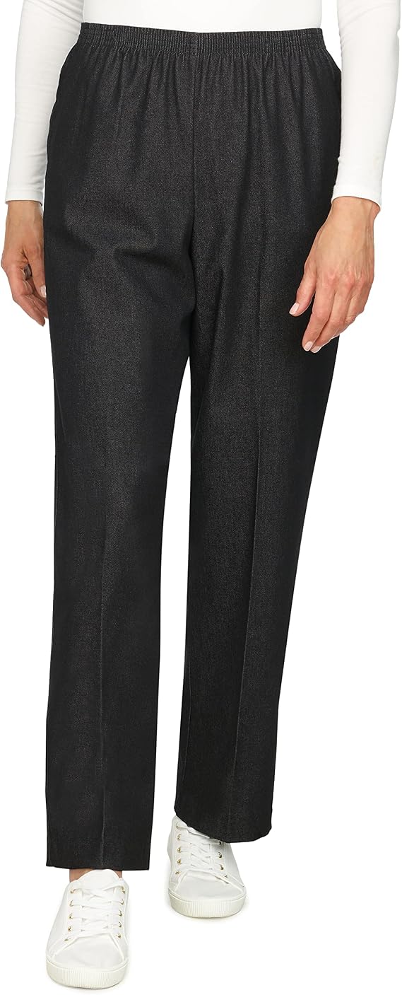 Alfred Dunner Women's Petite Average Denim Jean Pant