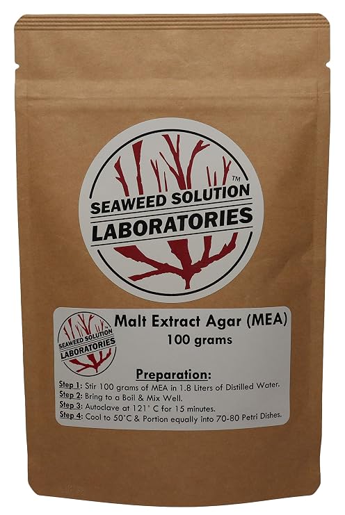 Malt Extract Agar (MEA) Dehydrated, 100 grams