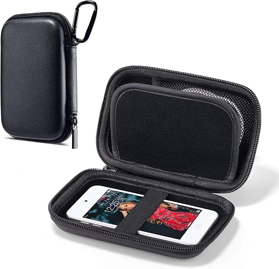 ULAK MP3 MP4 Player Case Portable Travel Bag for iPod Touch, Black