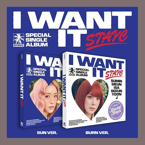 STAYC I WANT IT Special Single Album (Photobook - 2 Ver. Set)