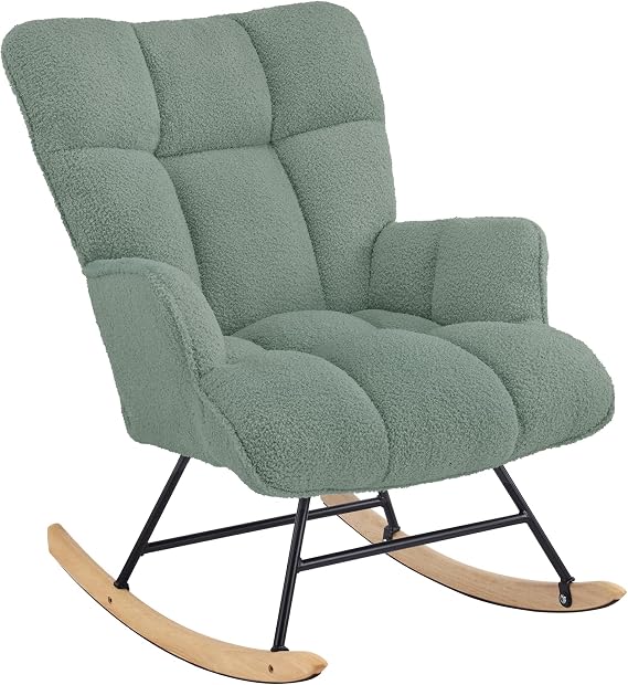 Rocking Chair Teddy Nursing Chair Baby Nursing Chair Green