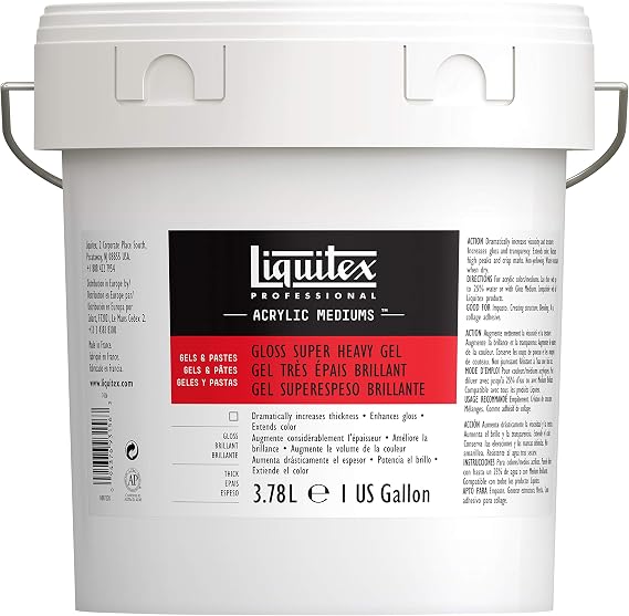 Liquitex Professional Gloss Super Heavy Gel Medium, 3.78L (128-oz)