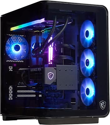 [2025] MSI Vision Elite RS AI 2NVZ9-1288US Intel Core Ultra 9 285K, 64GB DDR5 RAM, 2TB NVMe SSD, NVIDIA GeForce RTX 5090, Windows 11 Pro Gaming Desktop PC