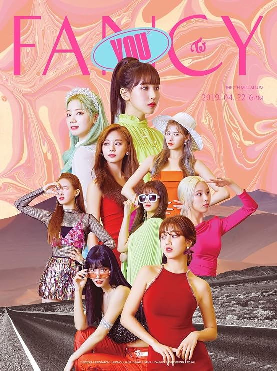 JYP Twice - Fancy You [B ver.] (7th Mini Album) CD+Photobook+5 Photocards+Sticker+Folded Poster [B ver.]+Extra Photocard