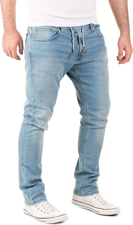 WOTEGA Men's Sweatpants in Jeans Look Noah Slim