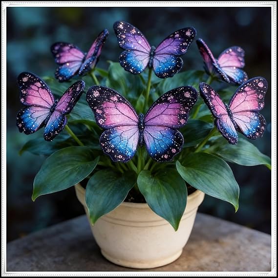 Perennial Shade Loving Butterfly Flower Hosta Bulbs/Spring Planting Summer Blooming for Garden Borders & Landscapes/Excellent Display-3 Bulbs-G