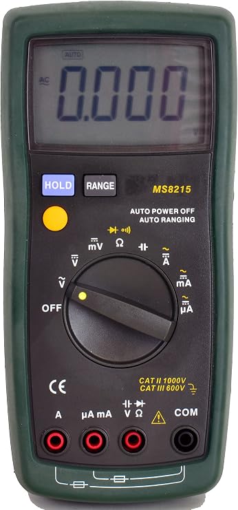 Auto/Manual Ranging Digital Multimeter, MS8215