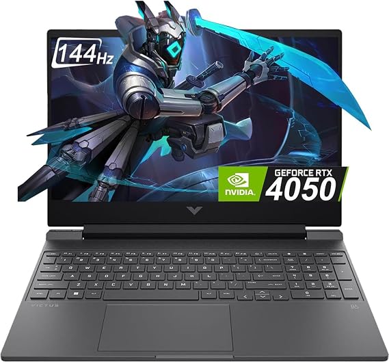 HP Victus 15.6" FHD 144Hz Gaming Laptop Intel Core i5-13420H NVIDIA GeForce RTX 4050 6GB - 16GB DDR4 512GB SSD Mica Silver 2024