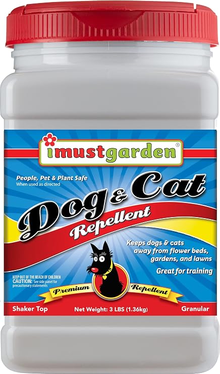 I Must Garden Dog & Cat Repellent: Stops Digging, Natural, Pet Safe - 3lb | Stops Digging, Natural, Pet Safe