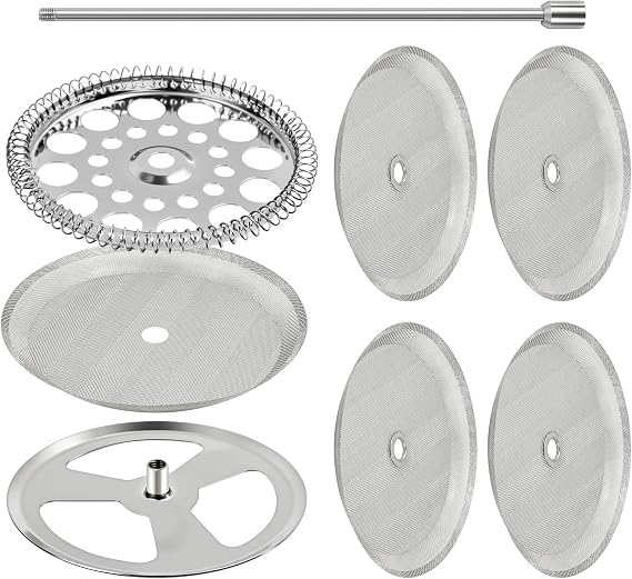 9-Piece French Press Filter Replacements Set