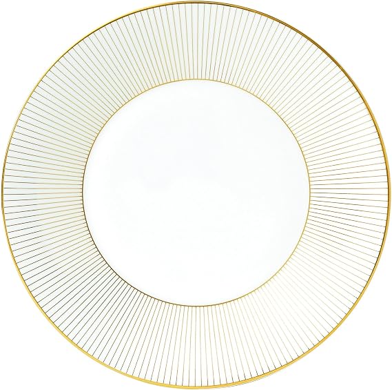 Jasper Conran by Wedgwood Jasper Conran Gold Accent Plate 9" Gold Pinstripe