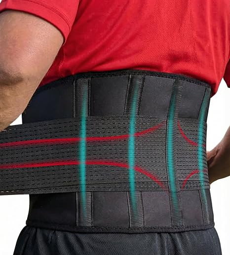 Plus Size Lower Back Brace 4XL - The Most Effective Back Pain Relief for Men & Women, Adjustable Lumbar Support Belt for Injury Prevention, Sciatica, Scoliosis, Herniated Disc