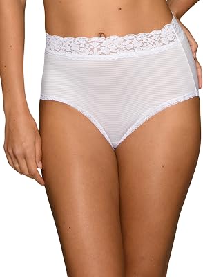 Vanity Fair Womens Flattering Lace Panties: Lightweight & Silky with Superior Stretch