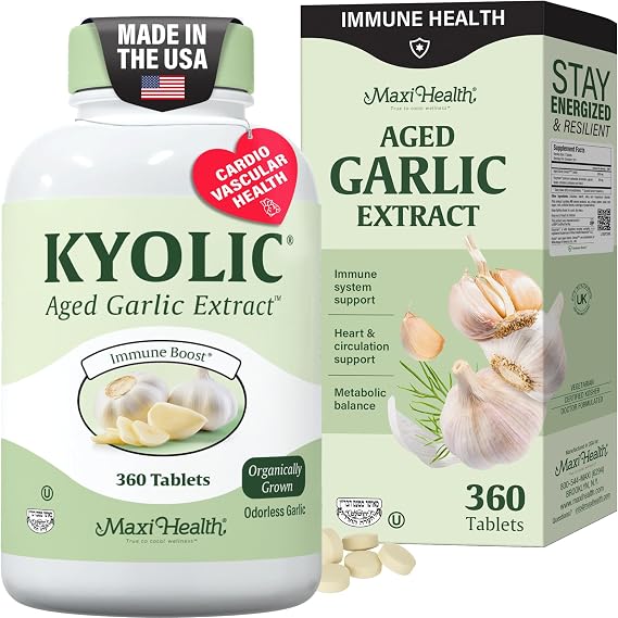 Maxi Health Aged Garlic Extract Supplement (360 Count)